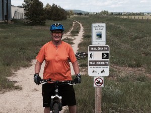 Andy at North Valley Trailhead on Heinrich